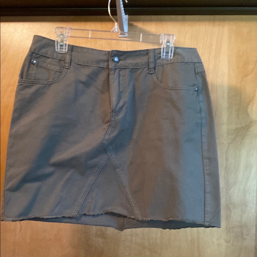 Stetson Olive Skirt; Size 12